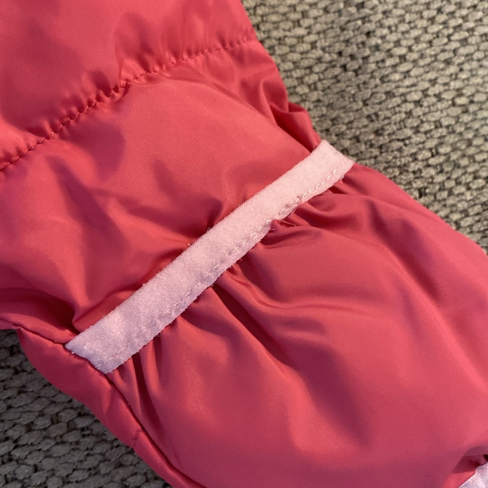 12 Month Pink Baby Puffer Coat - Picture 5 of 6